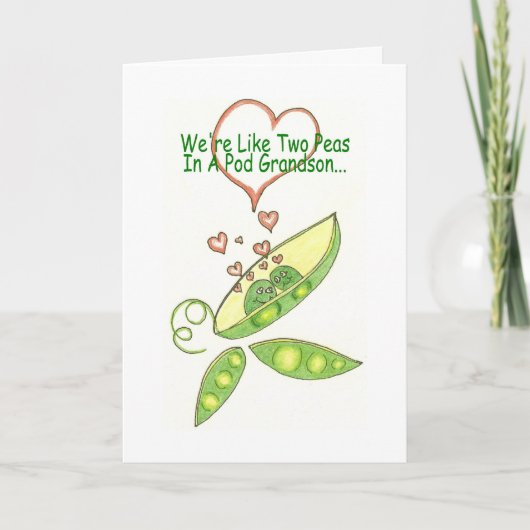 Wij zijn als Twee Erwten in een Groet van de Kaart (Voorkant)