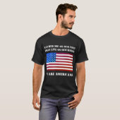 Wij zijn Amerikanen (filter, donker) T-Shirt (Voorkant volledig)