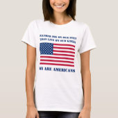 Wij zijn Amerikanen (licht) T-Shirt (Voorkant)