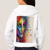 WIJ ZIJN ANDERS - Abstracte digitale kunst (Achterkant)