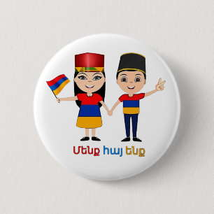 Wij zijn Armeens Ronde Button 5,7 Cm