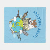 Wij zijn Beren - avontuurlijk wachten Fleece Deken (Voorkant (Horizontaal))