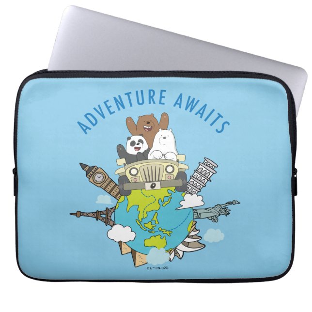 Wij zijn Beren - avontuurlijk wachten Laptop Sleeve (Voorkant)