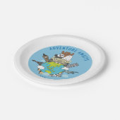 Wij zijn Beren - avontuurlijk wachten Papieren Bordje (Gekanteld)