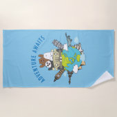 Wij zijn Beren - avontuurlijk wachten Strandlaken (Voorkant)