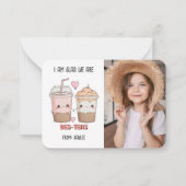 Wij zijn Bes-teas KIND Valentijnsdag Classroom FOT Notitiekaartje (Voorkant)