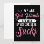 wij zijn beste vriend t-shirts (Voorkant / Achterkant)