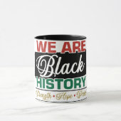 Wij zijn Black History Trots Juneteenth Mok (Midden)