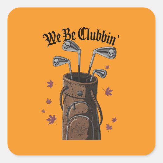 Wij zijn Clubbin’ Golf Sticker (Voorkant)
