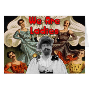 Wij zijn dames - groet/briefkaart