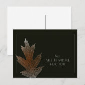 Wij zijn Dankbaar voor u/het Briefkaart van de (Voorkant / Achterkant)