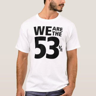 Wij zijn de 53 procent t-shirt