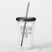 Wij zijn de 99 procent acryl drinkbeker (Achterkant)