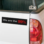 Wij zijn de 99 procent bumpersticker (Op Truck)