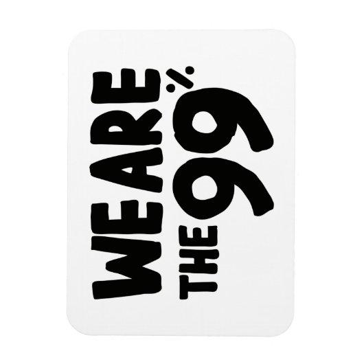 Wij zijn de 99 procent magneet (Verticaal)