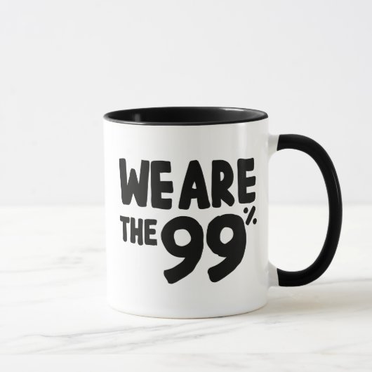 Wij zijn de 99 procent mok (Rechts)