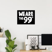 Wij zijn de 99 procent poster (Thuiskantoor)