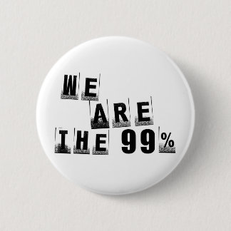 Wij zijn de 99 procent ronde button 5,7 cm