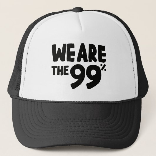 Wij zijn de 99 procent trucker pet (Voorkant)