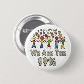 Wij zijn de 99% ronde button 5,7 cm (Voorkant /achterkant)