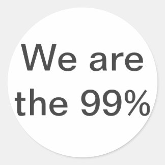 Wij zijn de 99% sticker