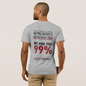 Wij zijn de 99% t-shirt (Achterkant volledig)
