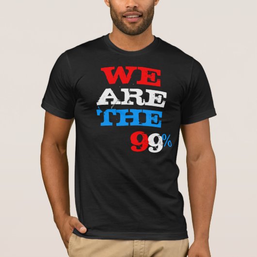Wij zijn de 99% van XSTITCHESX T-shirt (Voorkant)