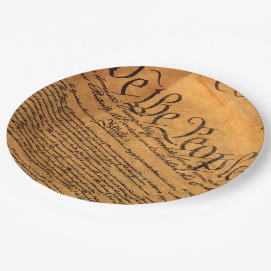 Wij zijn de Amerikaanse Constitutie Partij van 4 j Papieren Bordje (Gekanteld)