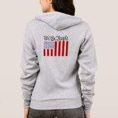 Wij zijn de Amerikaanse Vrede Burgervlag Hoodie (Achterkant)