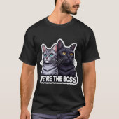 Wij zijn de baas katten t-shirt (Voorkant)