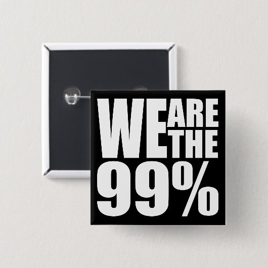 Wij zijn de Button van 99 procent (Voorkant /achterkant)