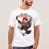 Wij zijn de Canadese hockeybever T-shirt (Voorkant)