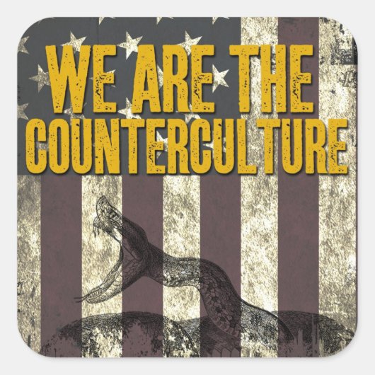 "Wij zijn de CounterCulture" 3" sticker (Voorkant)