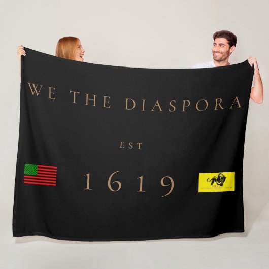 Wij zijn de diaspora fleece deken (In situ)