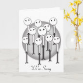 Wij zijn de Droevige Kaart van de (Gele Bloem)