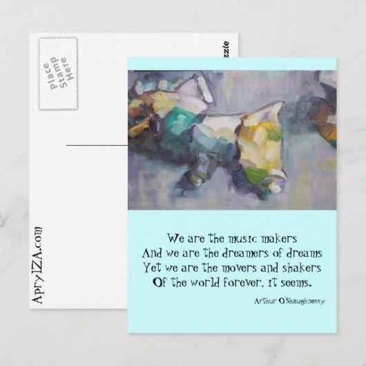 Wij zijn de dromers van dromen briefkaart (Voorkant / Achterkant)
