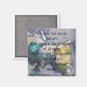 Wij zijn de dromers van dromen magneet (Voorkant / Achterkant)