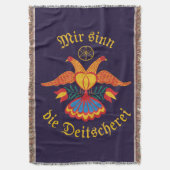 Wij zijn de Dutitslanders - Duitse vlag Deken (Voorkant Verticaal)