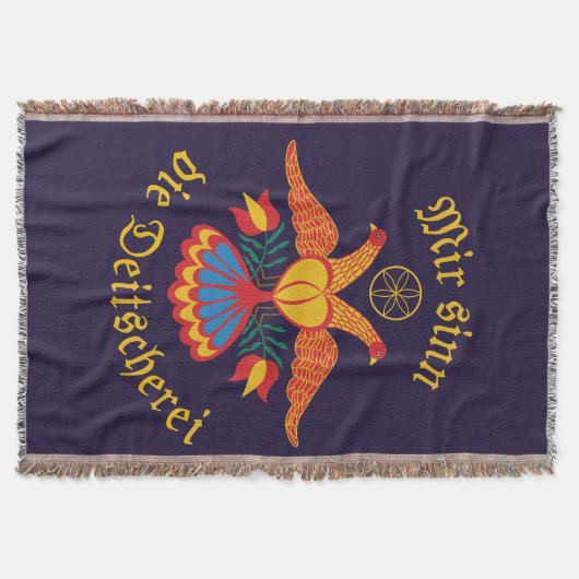Wij zijn de Dutitslanders - Duitse vlag Deken (Voorkant)