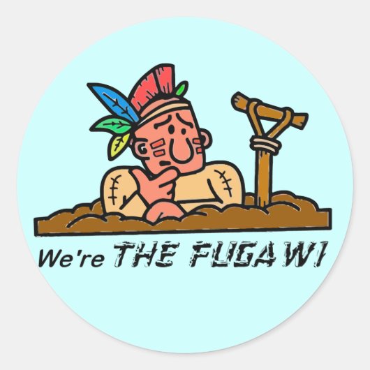 Wij zijn DE FUGAWI Ronde Sticker (Voorkant)