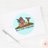 Wij zijn DE FUGAWI Ronde Sticker (Envelop)