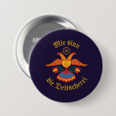 Wij zijn de Germanen - Duitse vlag Ronde Button 7,6 Cm (Voorkant /achterkant)