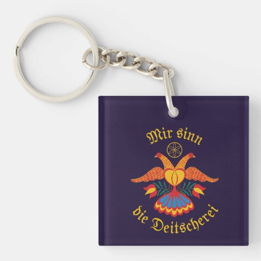 Wij zijn de Germanen - Duitse vlag Sleutelhanger (Voorkant)