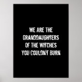 Wij zijn de grootdochters van de heksen poster (Voorkant)