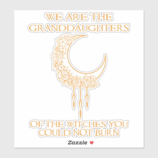 Wij zijn de grootdochters van de heksen sticker (Vel)