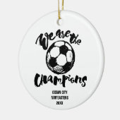 Wij zijn de Kinder kampioenen Keramisch Ornament (Links)