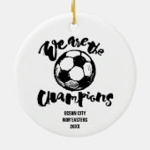 Wij zijn de Kinder kampioenen Keramisch Ornament (Achterkant)