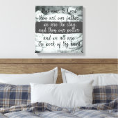 Wij zijn de Klaar; Gij maakt de Manuscript van de  Canvas Afdruk (Insitu (Slaapkamer))