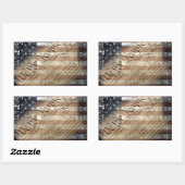 Wij zijn de mensen  Amerikaanse vlag Sticker (Vel)