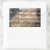 Wij zijn de mensen  Amerikaanse vlag Sticker (Tas)